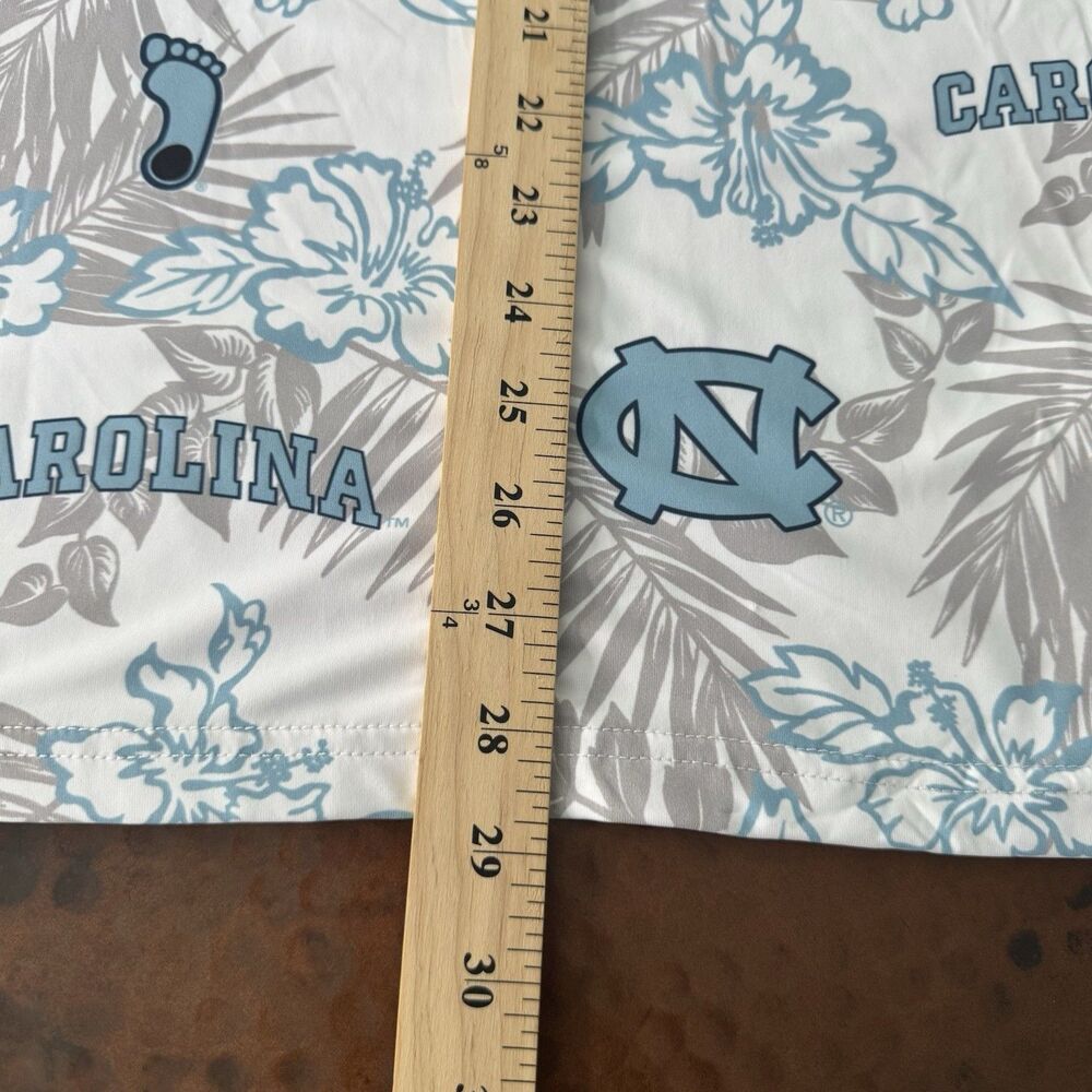 Reyn Spooner University Polo Men L White North Carolina Tarheels College Shirt - Picture 9 of 9